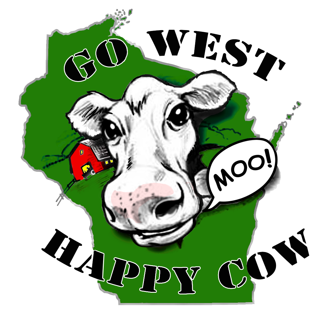 Happy cow. Go Cows.